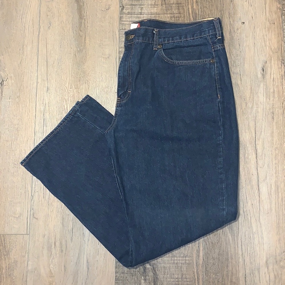 Chaps Dark Wash Straight Fit 42/30